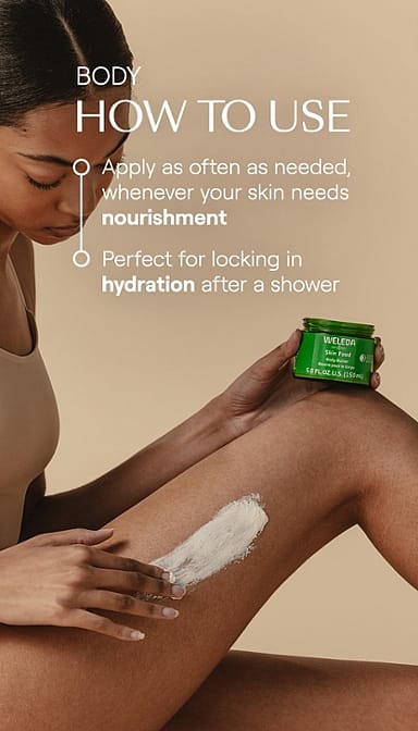 skin food burro per il corpo weleda pianta ricca in cura del corpo - weleda