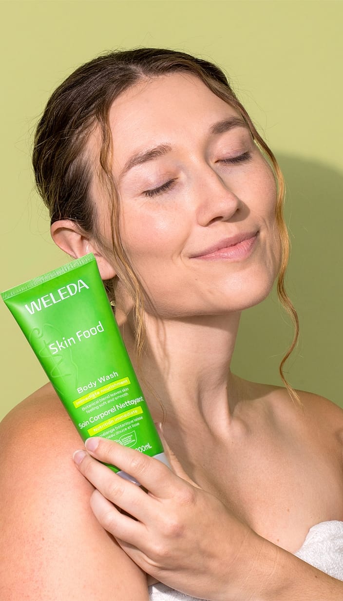 nutrimento per la pelle lavare il corpo - weleda