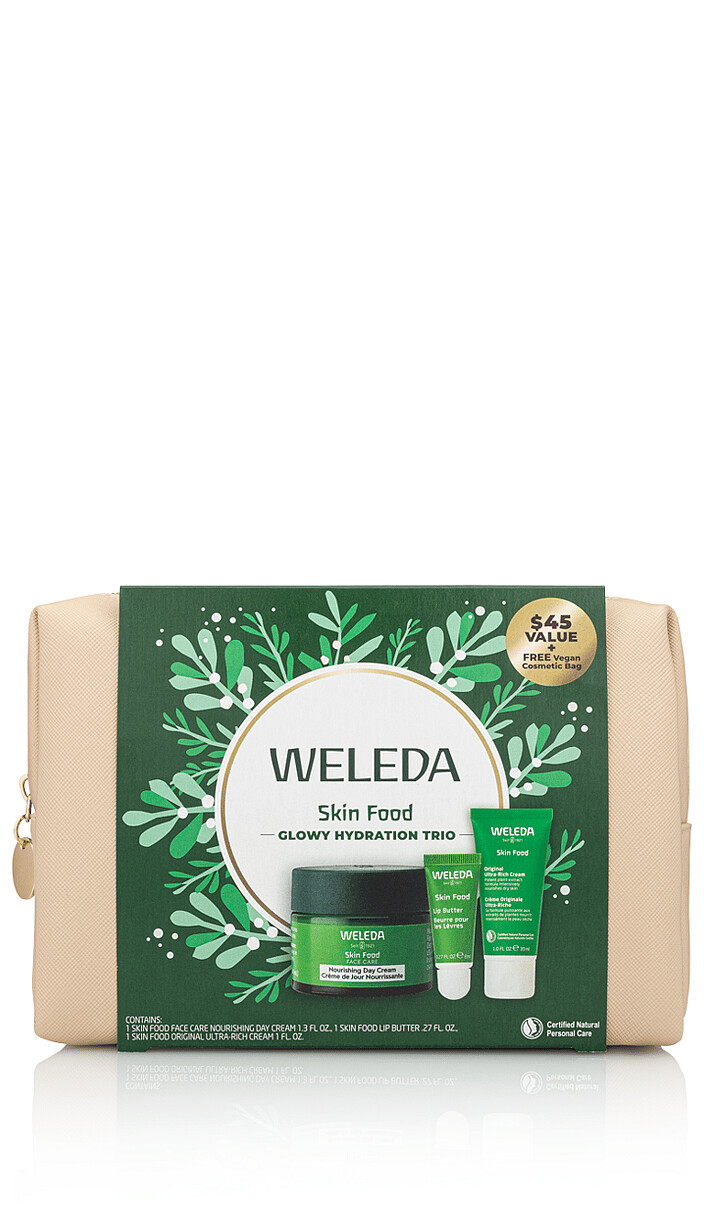 skin food glowy idratazione trio - weleda