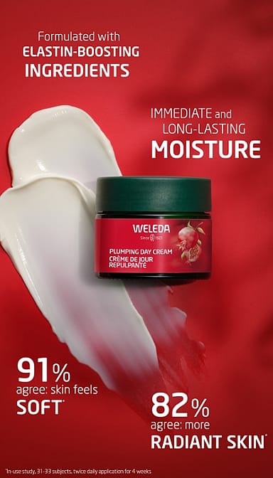 plumping crema giorno weleda per la cura del viso - weleda