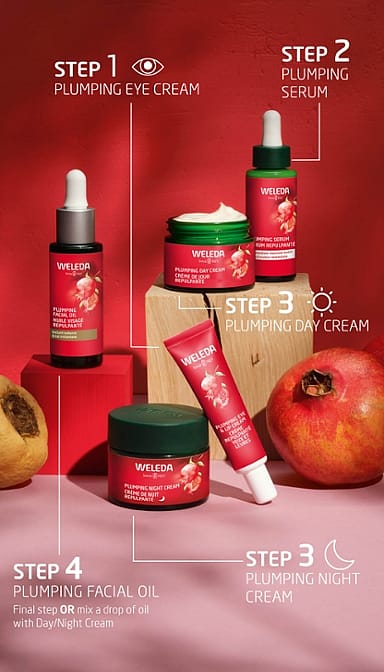 plumping crema giorno weleda per la cura del viso - weleda