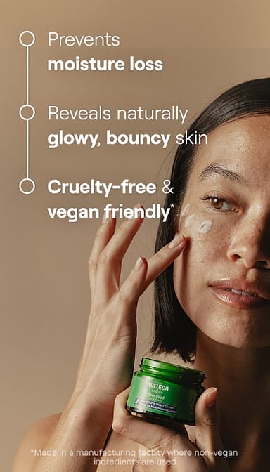 alimento della pelle cura del viso nutriente crema notte weleda per la cura del viso - weleda