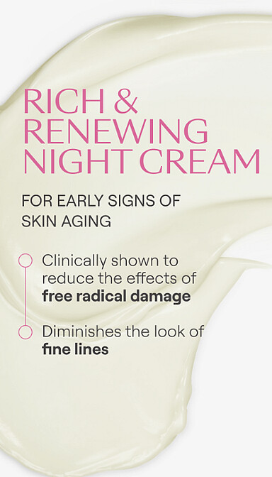 levigante crema notte con wild rose amp tè bianco - weleda