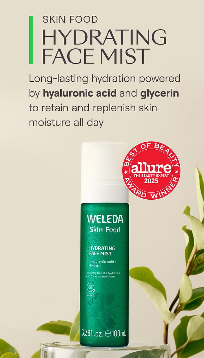 nutrimento per la pelle idratante viso nebbia - weleda