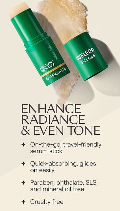 skin food brightening serum stick - weleda