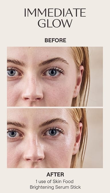 skin food brightening serum stick - weleda